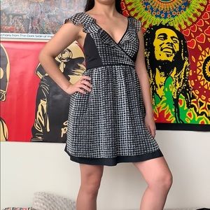 BCBG black baby doll dress.